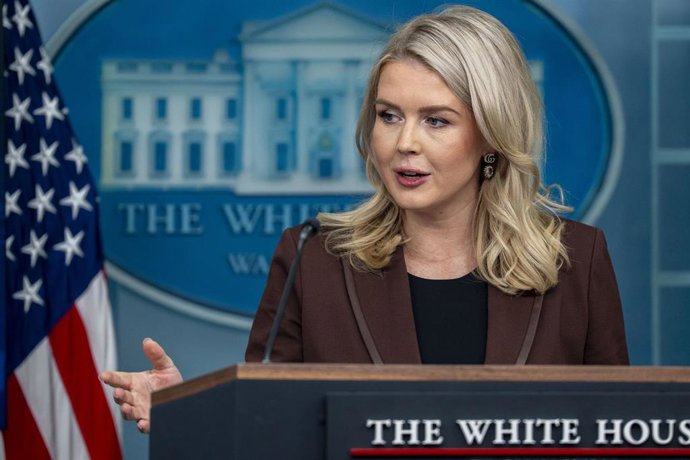 La portavoz de la Casa Blanca, Karoline Leavitt 