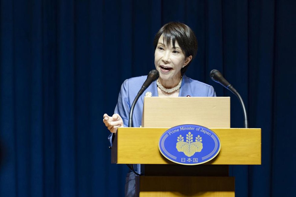 Sanae Takaichi, primera ministra de Japón.