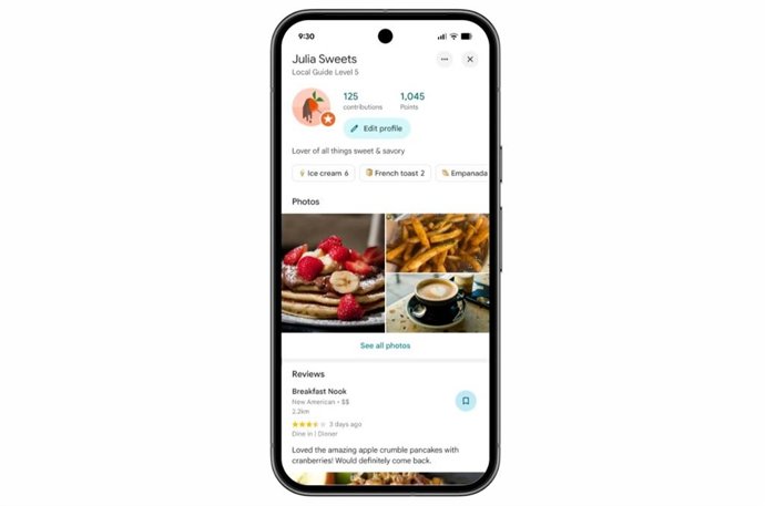 Guía local en Google Maps con apodo
