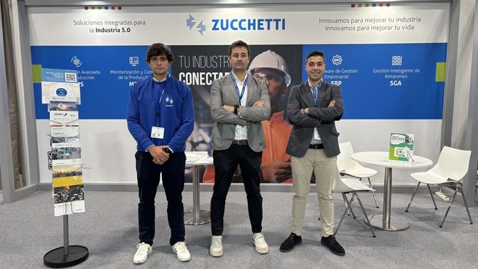 Stand de Zucchetti Spain en Advanced Manufacturing 2025