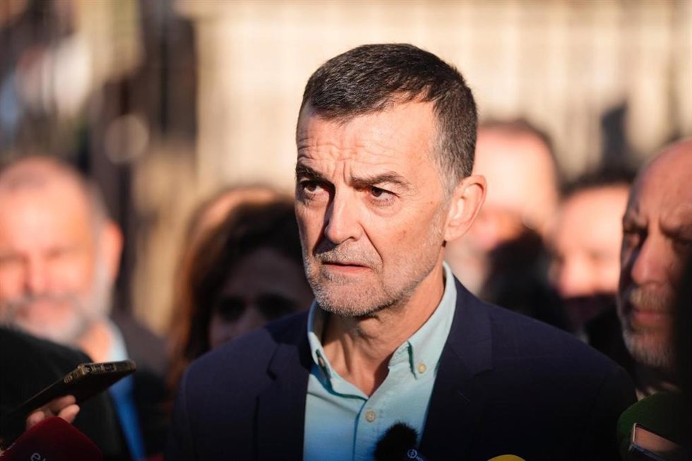 El coordinador general de Izquierda Unida, Antonio Maíllo, este viernes en Sevilla.