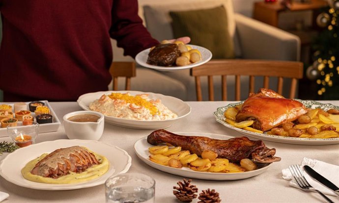 Los platos navideños a la sección “Listo para Comer” de Mercadona, que los clientes podrán encargar a partir del próximo lunes, 24 de noviembre.