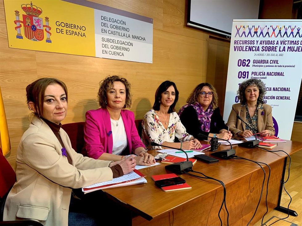 Presentación de las actividades con motivo del 25N en Cuenca.