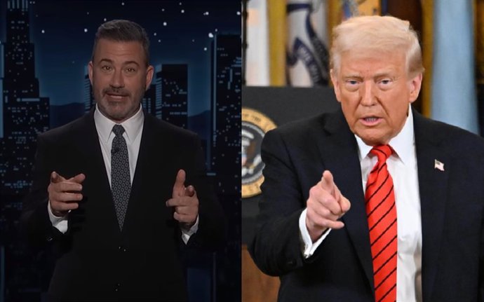 Jimmy Kimmel replica a Donald Trump después de que pidiera su despido: "¡Cállate, cerdito!"