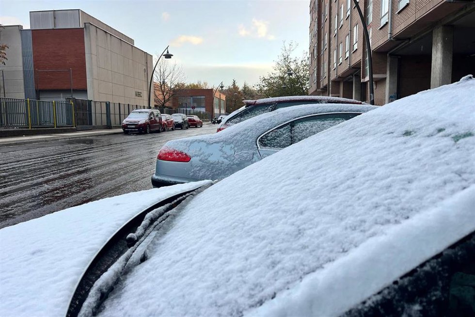 Nieve en Vitoria-Gasteiz