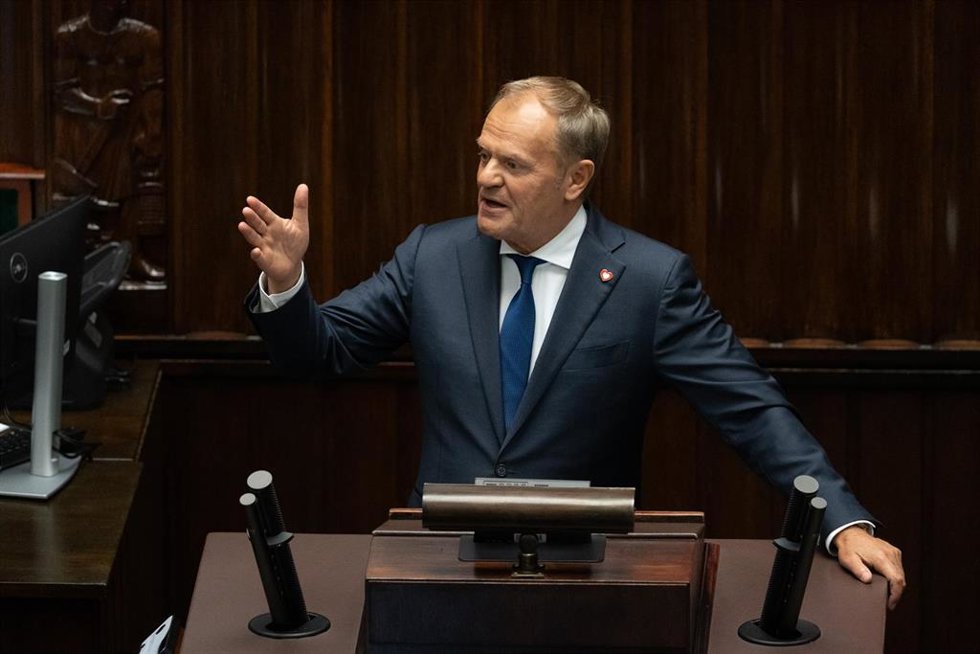 Archivo - Donald Tusk, primer ministro de Polonia.