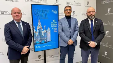 Presentación del ciclo de Órgano en Andalucía. Música y Patrimonio en el que están incluidas las localidades de Antequera y Marbella.
