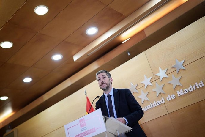 Archivo - El consejero de Presidencia de la Comunidad de Madrid, Miguel Ángel García Martín