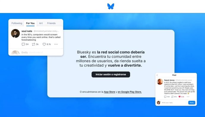 Archivo - Arquivo - Recurso de rede social Bluesky