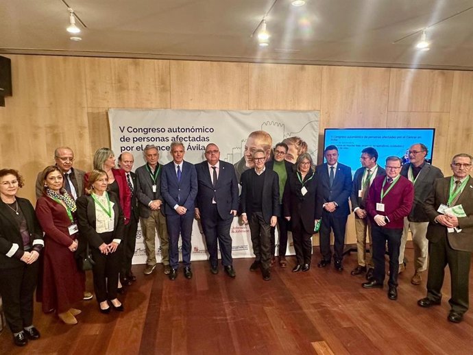 Inauguración del V Congreso Autonómico de Personas Afectadas por el Cáncer en Ávila.