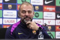 Flick: "Entrenar en el nuevo Spotify Camp Nou fue increíble y esperamos que nos dé ventaja"