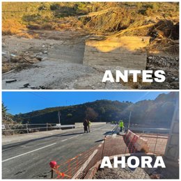 La Generalitat obri el nou pont del barranc del Murtal a Godelleta
