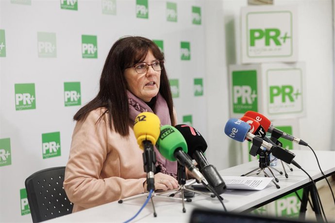 La candidata a la Presidencia del Partido Riojano, Rita Beltrán 