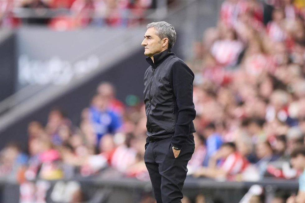El entrenador del Athletic Club, Ernesto Valverde.