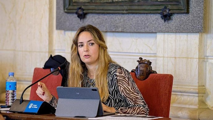 La portavoz adjunta del grupo municipal Vox, Yolanda Gómez, en una imagen de archivo