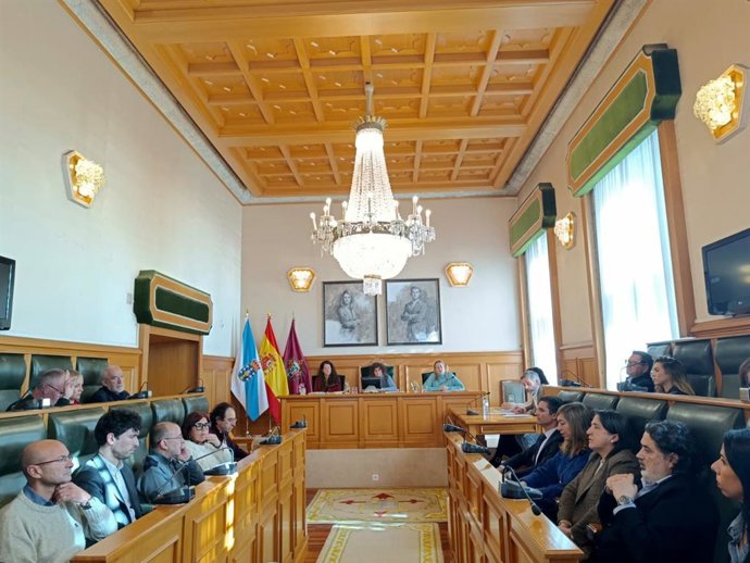Pleno extraordinario del Ayuntamiento de Santiago