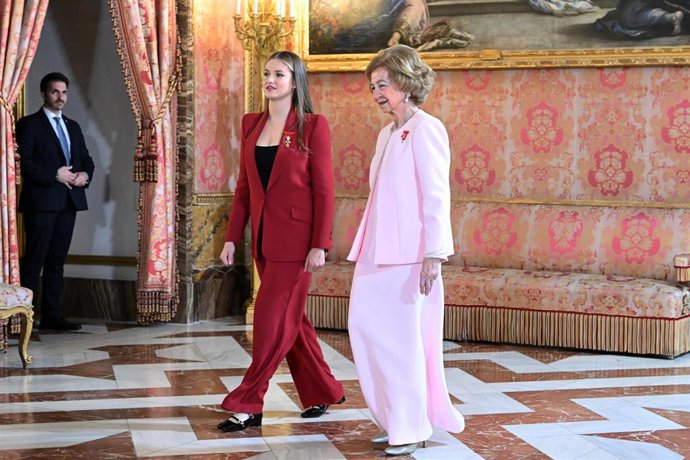 La Princesa Leonor y la Reina Sofía.