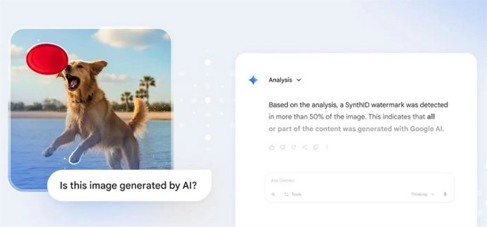 Verificación de imagen generada por IA