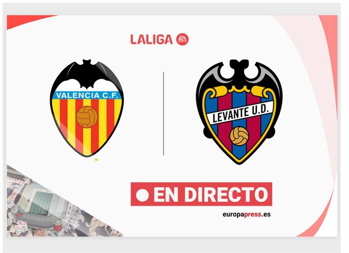 Onces Iniciales probables: Valencia - Levante: resumen y estadísticas del partido de la jornada 13 de LaLiga EA Sports