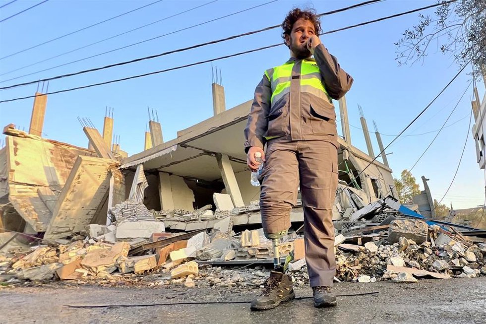 Bombardeo en Deir Kifa, en el sur de Líbano.