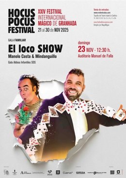 Cartel de 'El Loco Show' en el Hocus Pocus Festival.