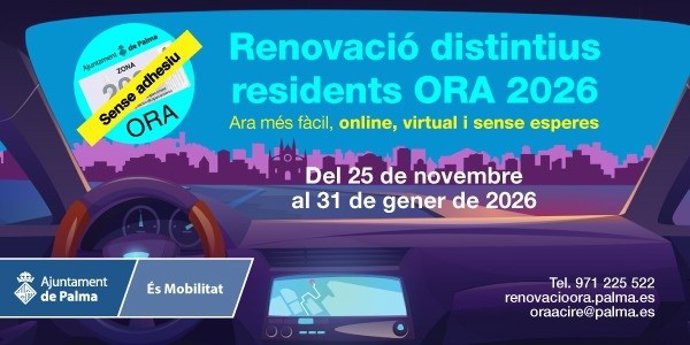 Inicio de la campaña para renovar los distintivos ORA para 2026.