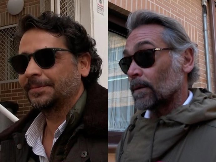 Miguel y Sebastián Palomo Danko en el juicio por su presunto maltrato animal