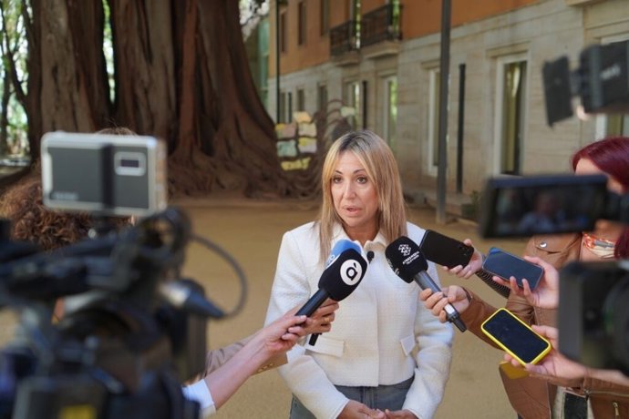 La portaveu de Violència contra la Dona del Grup Popular en Les Corts, Verónica Marcos
