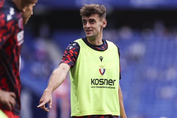 Archivo - El jugador del CA Osasuna Aimar Oroz.