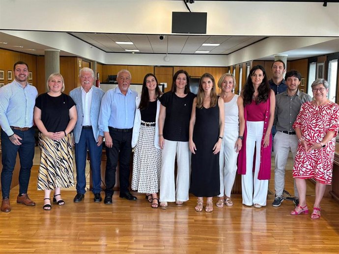 Miembros del grupo socialista en el Ayuntamiento de Calvià.