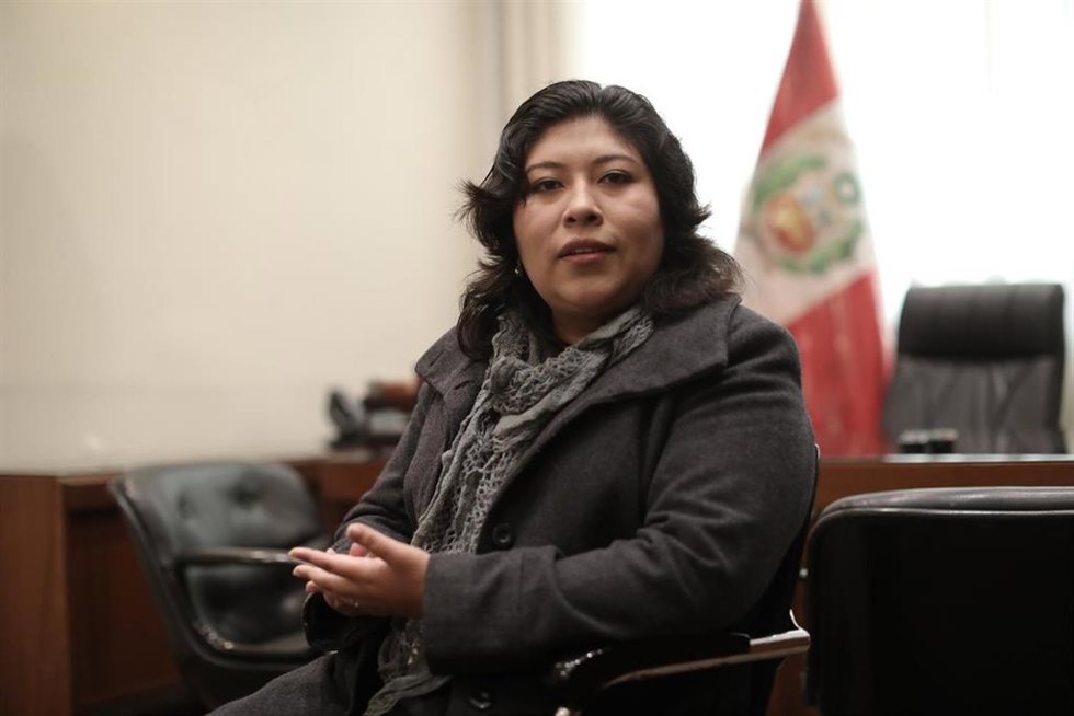Archivo - La ex primera ministra de Perú Betssy Chávez