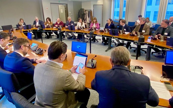 La delegada de la Junta en Almería, Aránzazu Martín, participa en la reunión celebrada en Bruselas.