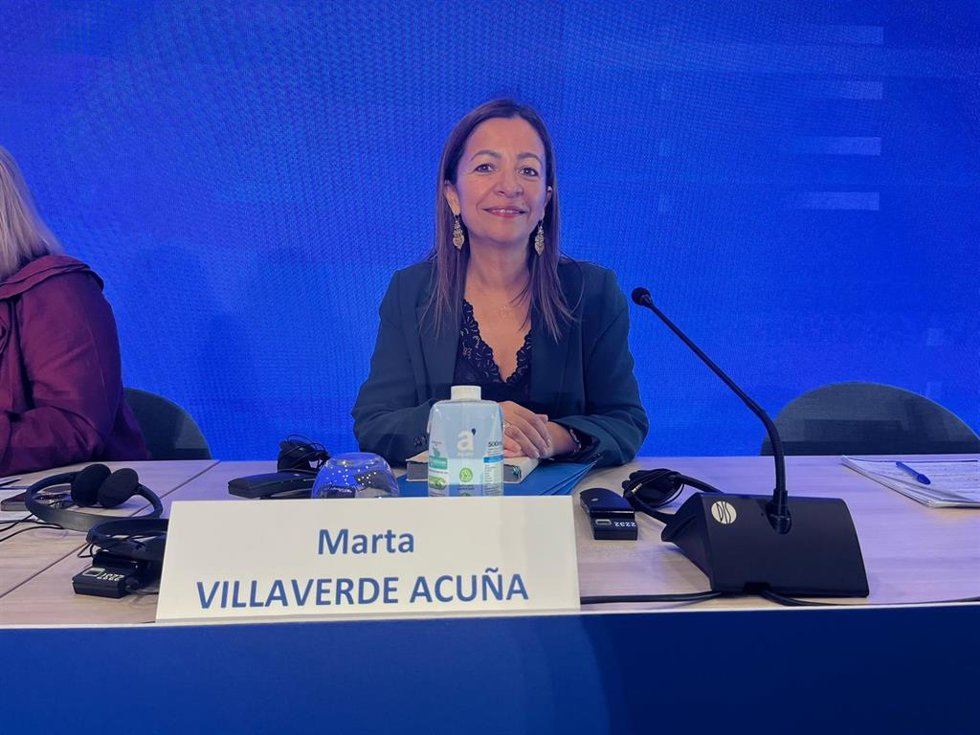 La conselleira do Mar, Marta Villaverde