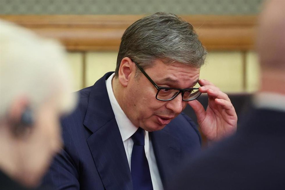 Archivo - El presidente de Serbia, Aleksandar Vucic