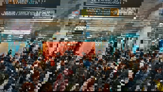 DJ Nano en el Intercambiador de Moncloa