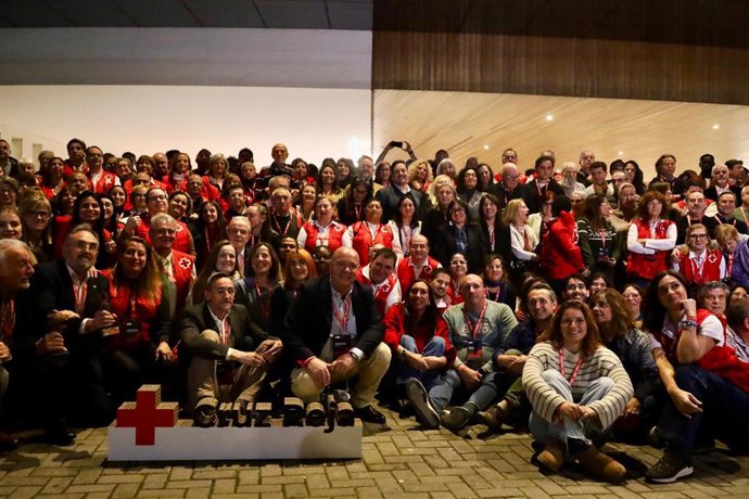 La consejera de Inclusión Social, Juventud, Familias e Igualdad, Loles López, en la inauguración del Congreso Estatal de Voluntariado 2025 organizado por Cruz Roja.