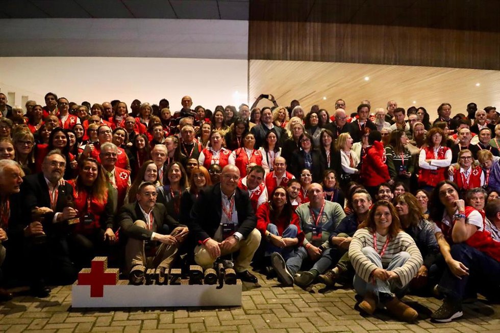 La consejera de Inclusión Social, Juventud, Familias e Igualdad, Loles López, en la inauguración del Congreso Estatal de Voluntariado 2025 organizado por Cruz Roja.