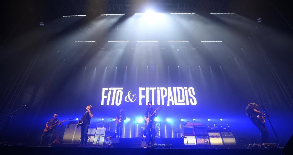 Fito & Fitipaldis arrancan su gira  Aullidos Tour  con lleno en el Palacio de Deportes