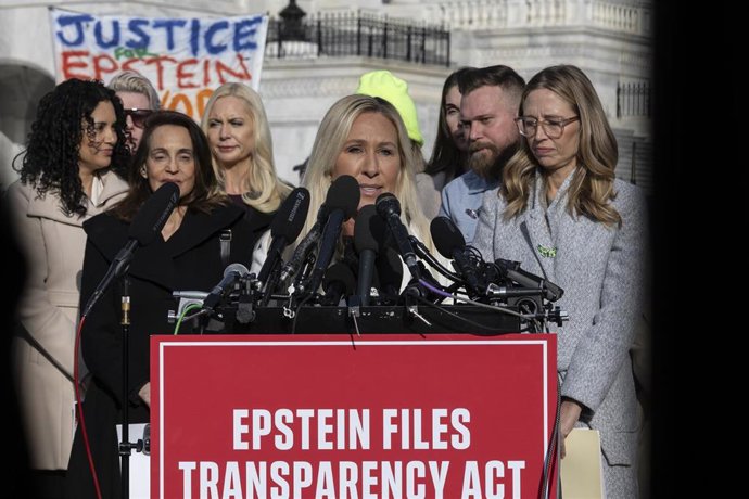 La congresista republicana Marjorie Taylor Greene.