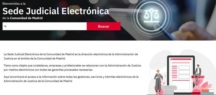 La web de la Sede Judicial Electrónica