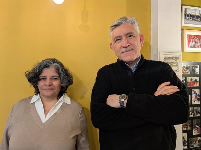 Los profesionales sanitarios de Guatemala, Velia Oliva y Juan Carlos Verdugo