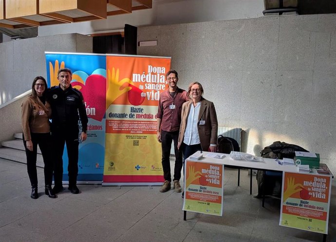 La Junta y el Cuerpo Nacional de Policía refuerzan su compromiso con la donación de médula ósea