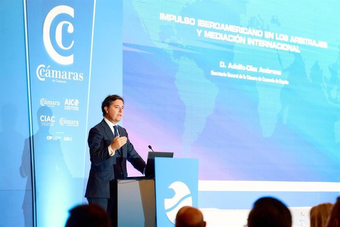 Archivo - El secretario general de la Cámara de Comercio de España, Adolfo Díaz-Ambrona