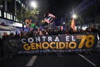 López llama a Feijóo y a TSJM a condenar los gritos pidiendo "un tiro en la nuca" para Sánchez en la marcha de Falange