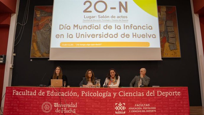 La Universidad de Huelva conmemora el Día Mundial de la Infancia con unas jornadas.