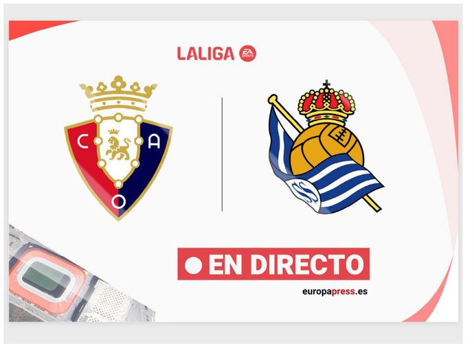 Onces Iniciales probables: Osasuna - Real Sociedad: resumen y estadísticas del partido de la jornada 13 de LaLiga EA Sports