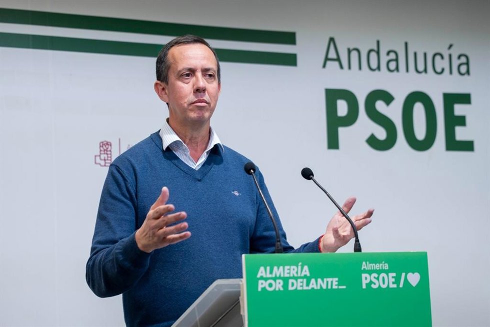 El secretario general del PSOE de Almería, José María Martín.