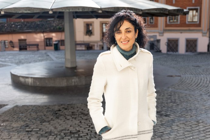 Archivo - La concejala del PSOE de Oviedo Natalia Sánchez Santabárbara.