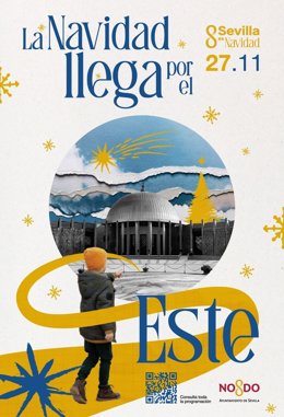 Cartel de 'La Navidad llega por el Este'.