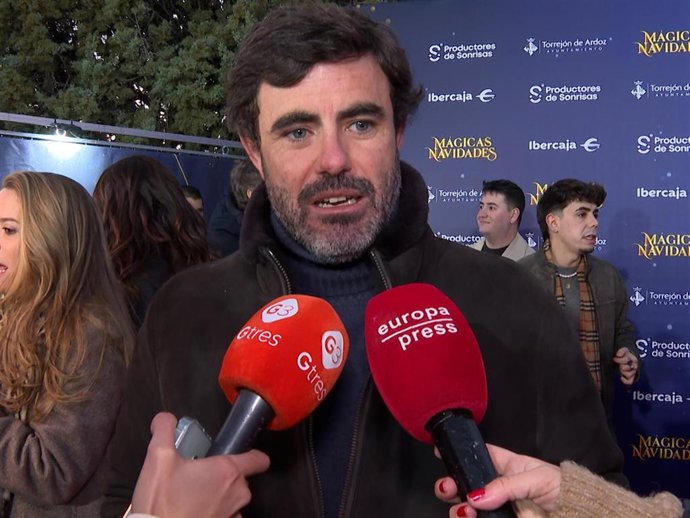 Antonio Matos en la inauguración de las Navidades Mágicas de Torrejón de Ardoz, el 21 de noviembre de 2025.